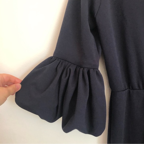 COPY - Marina Dark Blue Wide Leg Jumpsuit - Picture 7 of 11